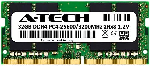 A-Tech 32GB זיכרון RAM עבור Lenovo ThinkPad P14S Gen 2 מחשב נייד | DDR4 3200MHz PC4-25600 SODIMM 2RX8
